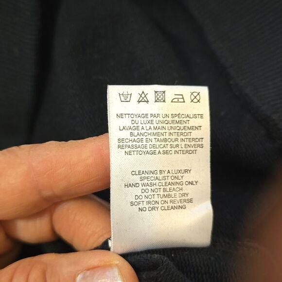 - BALMAIN Crewneck Silver Logo Sweater. Sweatshirt. Size 34 (XS-S) black - Picture 9 of 9